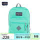 JANSPORT杰斯伯雙肩包背包大學(xué)生31L書(shū)包男女休閑包T29A 0D6-湖綠-隔層