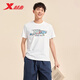 特步（XTEP）短袖棉T男女夏季運動(dòng)吸濕排汗時(shí)尚百搭印花