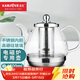 金灶（KAMJOVE）耐熱玻璃茶壺 不銹鋼過(guò)濾花茶壺電陶爐煮茶壺電磁爐專(zhuān)用燒水壺 A120/1.2L