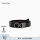 Calvin KleinJeans男士商務(wù)紳士風(fēng)休閑雙面用ck字母金屬扣腰帶皮帶節日禮物