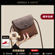 CHANEELR & KARITH包包女包牛皮單肩斜挎水桶小包百搭新款生日禮物送女友老婆 咖色 高級感送女朋友愛(ài)人實(shí)用高檔