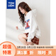 唐獅（TonLion）2024情侶衛衣連帽衫上衣可愛(ài)情侶裝 女款/本白 M