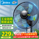美的（Midea）【五葉颶風(fēng)】工業(yè)遙控壁扇/掛壁式商居兩用風(fēng)扇/120°廣角搖頭定時(shí)電風(fēng)扇/工廠(chǎng)通風(fēng)吊扇 FW40-11AR