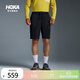 HOKA男款夏季透氣速干工裝風(fēng)戶(hù)外休閑短褲舒適清爽可調節 黑色 L