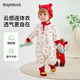 MQDMINI嬰兒衣服紅色寶寶哈衣爬服新生兒周歲滿(mǎn)月連體衣A類(lèi)新年大吉
