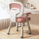 新星智點(diǎn)辦公椅學(xué)習椅寫(xiě)字椅矯姿椅電腦椅學(xué)生椅子轉椅升降椅寫(xiě)字座椅 粉色四平八穩腿+加厚海綿墊