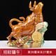 酈狼陶瓷牛擺件風(fēng)水招財大號手工華爾街大房屋黃中式家居客廳辦公桌玄 福?；S