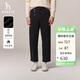 哈吉斯（HAZZYS）男裝 秋款純棉男褲子丹寧風(fēng)長(cháng)褲PHIZ系列直筒牛仔褲男