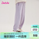 笛莎（DEESHA）童裝女童長(cháng)褲2025秋冬款兒童奧粒絨束腳褲女孩中大童休閑褲