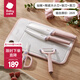 babycare輔食刀具寶寶輔食工具嬰兒全套家用砧板菜刀陶瓷刀具套裝 刀具5件套-馥郁粉