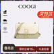 COOGI包包女款輕奢品牌女士單肩包女斜挎包女情人節生日禮物送女友老婆 抹茶綠