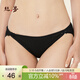 絲界真絲內褲女抗菌舒適無(wú)痕褲衩100%桑蠶絲蝴蝶結蕾絲純色三角褲短褲