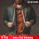 馬登工裝美式復古MA1飛行員棉服夾克男春冬加厚棉襖棒球服上衣外套 綠色 【棉襖男/棉衣男款2025新款冬/襖子/衣服冬季】 M
