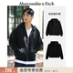 Abercrombie & Fitch經(jīng)典小麋鹿圖案美式抓絨經(jīng)典廓形衛衣外套25秋冬男裝122-5540 黑色 M (180/100A) 尺碼偏大，建議小一碼