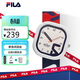斐樂(lè )（FILA）手表女生日禮物潮流撞色運動(dòng)硅膠表學(xué)生手表 FLM38-6098-011