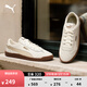 彪馬（PUMA）德訓鞋|黑色薄底鞋T頭鞋男女新款春季休閑板鞋CLUB389406 米白色-砂陶棕-19 41 【尺碼偏小】