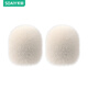 索愛(ài)（soaiy）毛絨話(huà)筒套適用SK68 K39M K32M手持話(huà)筒K歌音響 白色2只