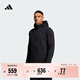 adidas CLIMAWARM拒水防風(fēng)保暖挺闊有型連帽夾克外套男阿迪達斯 黑色   XL