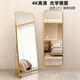 千禧華府全身鏡穿衣鏡落地鏡子掛門(mén)服裝店試衣防爆壁掛鏡一體簡(jiǎn)約金80*180