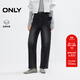ONLY2025秋季新款松弛慵懶高腰九分褲男友褲牛仔褲女|125349022 J0Z牛仔灰 M M標準褲長(cháng)