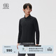 KOLON SPORT/可隆戶(hù)外吸濕速干T恤 男子防曬UPF50+抗菌SECO長(cháng)袖POLO LHPT6ST805-BK 黑色 2XL 185/104A