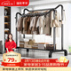 溢彩年華晾衣架落地掛衣架陽(yáng)臺晾衣桿簡(jiǎn)易宿舍衣服架室內外雙桿晾曬架4417