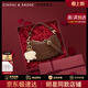 CinvaiKrose官方店小c&k手提包包女包2026新款斜挎包單肩包生日情人節520禮物 咖啡色Coffee【限定禮盒+拉菲草+手提袋】