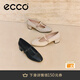 愛(ài)步（ECCO）單鞋女 26年春季新款輕奢商務(wù)通勤羊皮淺口粗跟高跟鞋 麗芙250613 暖米棕25061361510 36