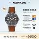 摩凡陀（Movado）瑞士手表腕表機械皮帶男表瑞表3650218禮物送禮