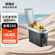 英得爾車(chē)載冰箱15-18L立式扶手位帶肩帶車(chē)家兩用12V 24V 220V H18 車(chē)家兩用 18升