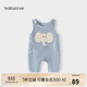 babylove寶寶背帶褲春秋外穿連體褲超萌可愛(ài)休閑長(cháng)褲洋氣嬰兒褲子