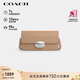 蔻馳（COACH）【品牌直供】女士ELIZA小號單肩斜挎包淺棕色CP045禮物