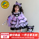 G.duck小黃鴨童裝庫洛米裙子女童連衣裙洛麗塔公主裙兒童表演服寶寶生日 紫色裙子 100 (建議身高90-100 3-4歲)