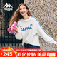 卡帕（Kappa）情侶衛衣女秋季新款潮流撞色美式復古套頭長(cháng)袖上衣男款K0FY2WT07D