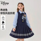 迪士尼女童春季連衣裙2026新款朱迪兔子警官兒童衣服小童寶寶長(cháng)袖公主裙
