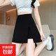 黑色短裙女2026新款春夏高腰顯瘦裙褲包臀收腰遮肉西裝a字半身裙 黑色 M