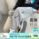 左西男童褲子兒童衛褲春季2026新款男孩韓版休閑長(cháng)褲運動(dòng)褲 灰色 160