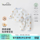 歡喜小熊寶寶夾棉保暖內衣套裝嬰幼兒冬季家居服分體兩件裝兒童冬裝