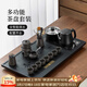 唐豐（TANGFENG）紫砂自動(dòng)茶具套裝高檔馬到成功茶臺燒水壺一體茶盤(pán)泡茶壺茶杯全套 馬到成功茶盤(pán)+紫砂如意黑舍得11頭配茶道