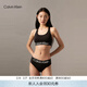 Calvin Klein內衣女醒目提花ck無(wú)鋼圈輕運動(dòng)可抽取墊交叉寬肩帶美背文胸 UB1-太空黑 M