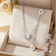 老鳳祥S999銀項鏈女士款轉運小蠻腰吊墜首飾生日紀念日禮物送女友老婆 親膚足銀*小蠻腰項鏈*老鳳祥禮盒