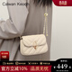 CALWAN KEODH包包女包牛皮斜挎包輕奢時(shí)尚百搭鏈條包生日禮物送女友老婆 【米白色】品牌小眾小香風(fēng)包實(shí)用走心女生閨蜜