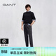 GANT/甘特秋冬款經(jīng)典純色微錐形小腳男褲松緊腰毛呢百搭休閑褲 90-深灰色 48