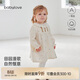 babylove女寶寶連衣裙春秋季純棉紗布裙子嬰幼兒花邊領(lǐng)甜美公主裙