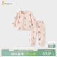 童泰（TONGTAI）寶寶秋衣套裝春秋季純棉嬰兒衣服男童女童秋褲睡衣內衣粉色90cm