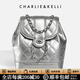 CHARLIE&KELLI CK品牌包包女款2026新款女士背包小香風(fēng)鏈條雙肩包學(xué)生開(kāi)學(xué)書(shū)包 銀色【母親節生日520情人節禮物】