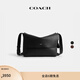 蔻馳（COACH）男士春季天然全粒面皮革L(fēng)udlow信使包單肩包春季休閑通勤男包 黑色