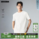 利郎【含亞麻】短袖T恤男圓領(lǐng)夏季26新款棉麻舒適男士T恤打底衫 米白（G6XTX0131H） 3XL (185/100A)