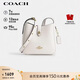 蔻馳（COACH）【品牌直供】女士HADLEY小號斜挎包粉筆白色CAL60禮物