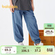 巴拉巴拉女童牛仔褲兒童褲子夏裝中大童長(cháng)褲天絲牛仔束腳褲潮209225108004